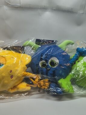 Plush Dog Toy Lot Small Dogs Puppies Soft Chewers Squeaky Toys New